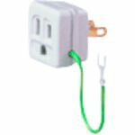 Panasonic　パソコン電源変換アダプタ接地15A用極有　1個 (WH2891P)