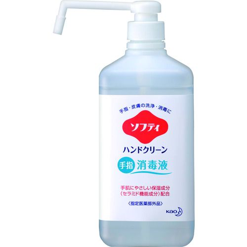 【期間限定!対象商品P2〜20倍】 Kao　業務用ソフティ　ハンドクリーン手指消毒液　1L　1個 (508775)