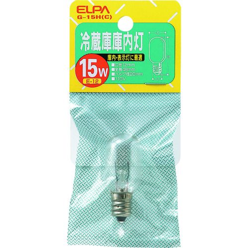 ELPA 庫内灯15W 1個 (G15HC)