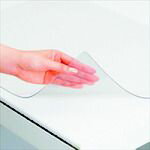 【期間限定!対象商品P2〜20倍】 PLUS　41354）デスクマット　OAシングル　DM−010LS　1枚 (DM010LS)