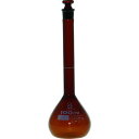 SIBATA メスフラスコ カスタムA 茶褐色 100mL 1本 (026100100)