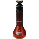 SIBATA メスフラスコ 茶 短形 50mL 1本 (02309050)