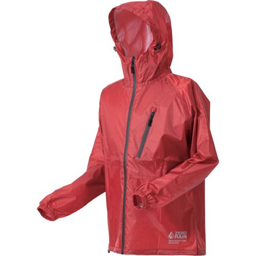 【期間限定!対象商品P2〜20倍】 喜多　スーパーライトレインウェア　超軽量　No1710　レッド（霜降り柄）　4L　1着 (NO1710RED4L)