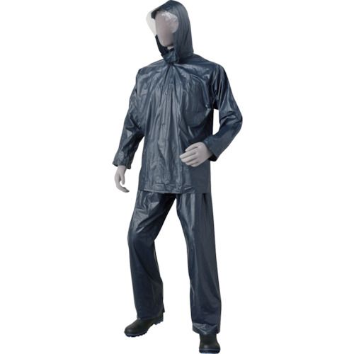 喜多 PVCレインコート No2000 ネイビー XL 1着 (NO2000NVXL)