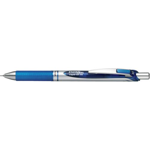 【期間限定!対象商品P2〜20倍】 PENTEL　ボールペン　エナージェルノック　BLN74　04　青　1本 (BLN74C)(3.0)