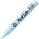 タジマ 高耐久ペイントマーカー 白 中字・丸芯 1本 (KPEMWHT)