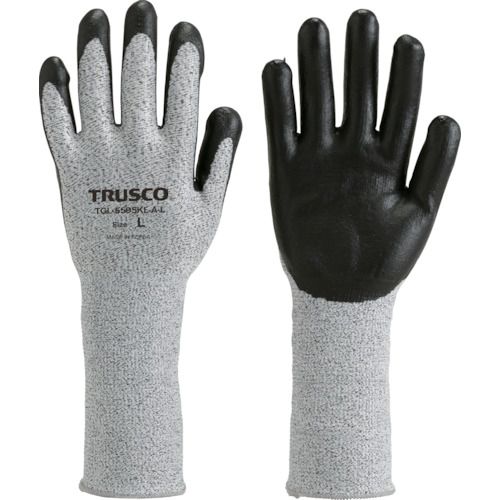 TRUSCO　HPPE手袋ニトリル手のひらコートロング　M 1双