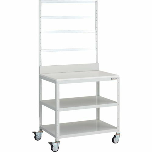 TRUSCO　スーパーラックデスク型フリーバー式　ウレタン車輪付　1台 (BDD993B4TNUW)