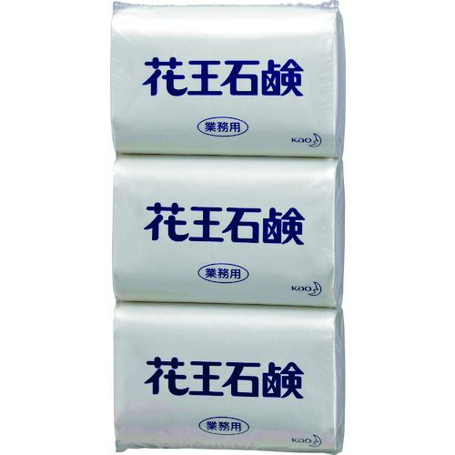 【期間限定!対象商品P2〜20倍】 Kao　業務用花王石鹸85G　3コパック　1Pk (509758)