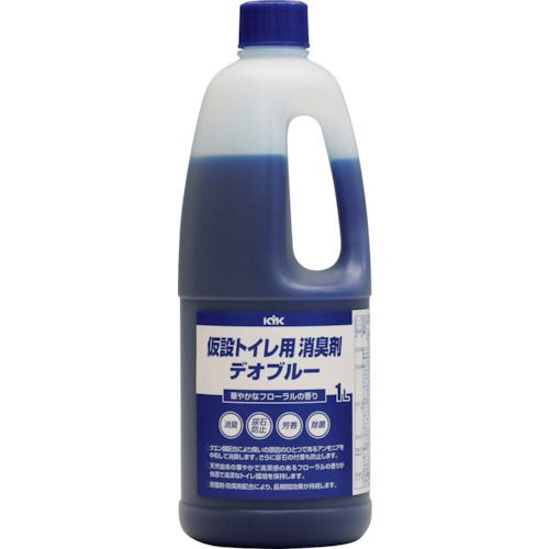 KYK 仮設トイレ用消臭剤デオブルー1L 1個 (41001)