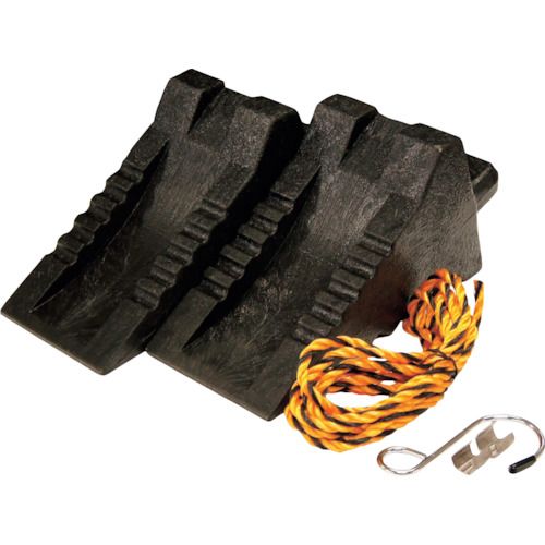 Meltec　プラスチック　タイヤストッパー　2個入り　大型トラック以下　1S (FT25)