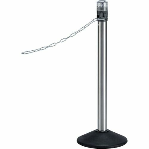 Rakuten - 【期間限定!対象商品P2〜20倍】 テラモト　LEDライト付きチェーンスタンド　アルミチェーン点滅灯　1台 (SU6620200)