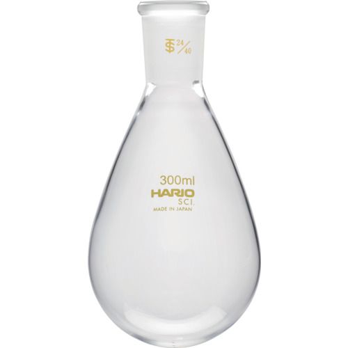 HARIO 共通摺合せなすフラスコ 300ml TS24／40 1個 (NFJ30024.40SCI)