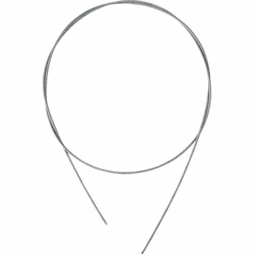 TRUSCO ステンレスワイヤカットロープ 2．5Φ×4000mm 両端加工なし 1本 (SCW250X4M)
