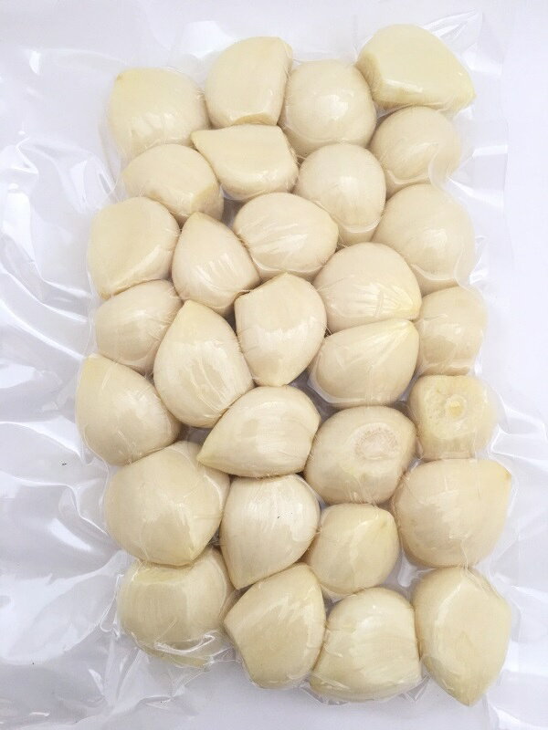 東北のうまいものはこれで決まりの剥きにんにく大粒2kg　青森県産にんにく　ホワイト六片にんにく　国産にんにく　クール便｜アングル3