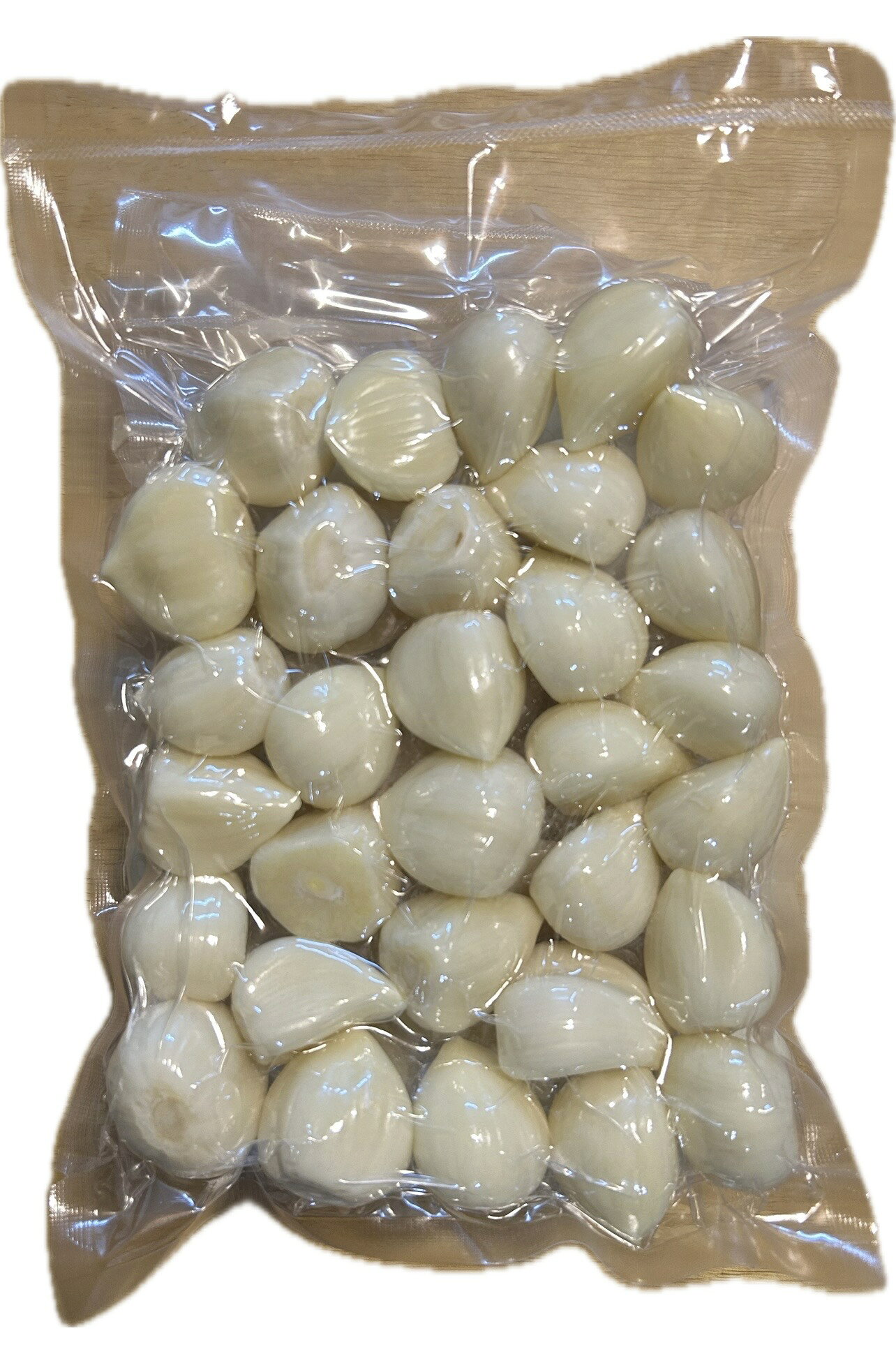 剥きにんにく大粒500g　国産料理にそのまま使える剥きニンニク　青森県産にんにく　厳選大粒L～2Lサイズ　ホワイト六片にんにく　クール便発送