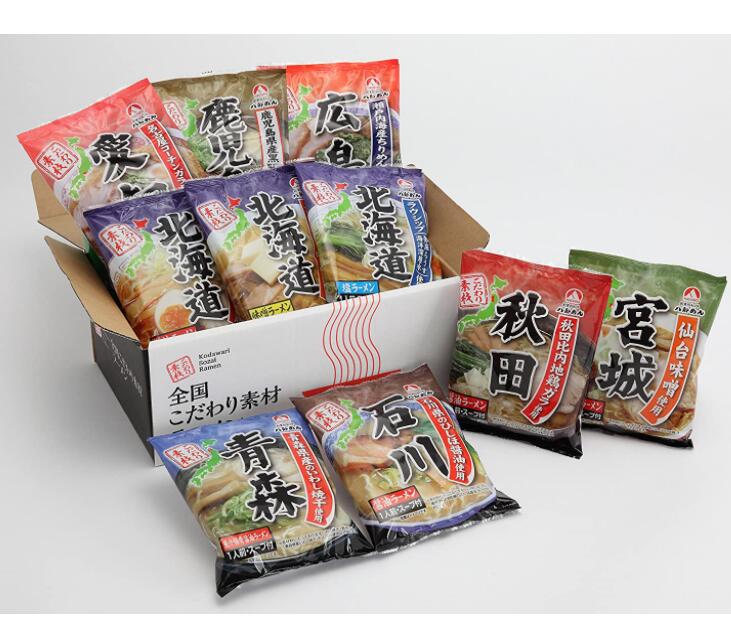 Rakuten - 八郎めん 乾燥・こだわり素材ラーメン 10食袋