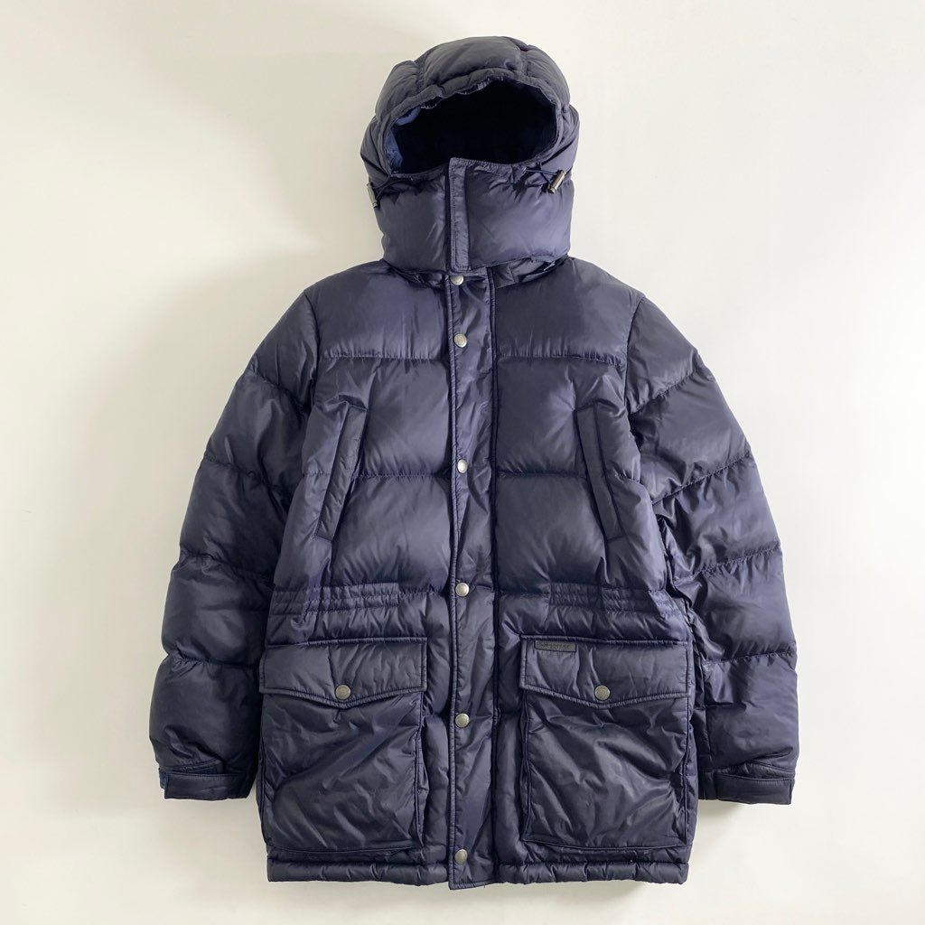 BURBERRY BRIT バーバリー ブリット ダウンコート S ネイビー アウター ダウンジャケット GOOSE DOWN COAT 【中古】