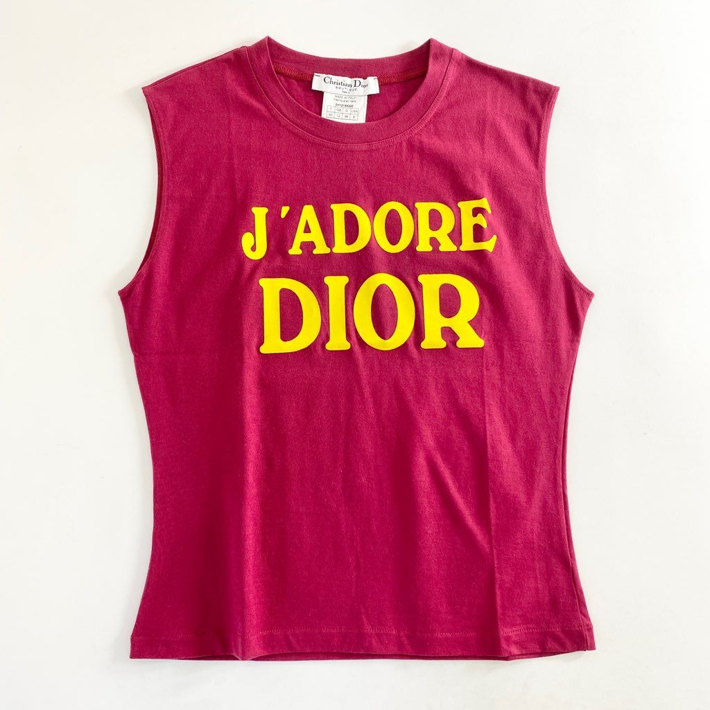 ʡ Christian Dior ꥹ ǥ J'Adore Dior Ombre Sleeveless Top ɡ 󥯥ȥå 40 ԥ åȥ ꥢ š