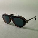 TOM FORD トムフォード クリップオン サングラス 眼鏡 アイウェア メガネ イタリア製 パイロット TF5760-B 55□17 145 ブラウン ブラック べっこう柄 メンズ 【中古】(4)