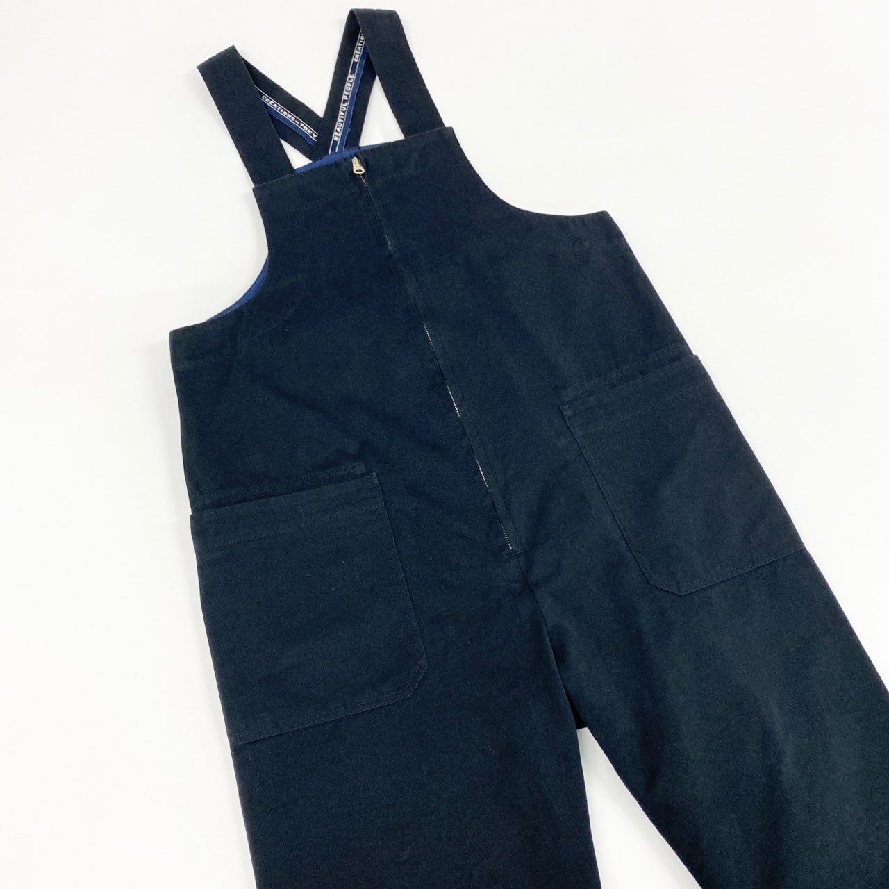 beautiful people ビューティフルピープル オーバーオール オールインワン つなぎ カーゴ パンツ ボトムス ブラック メンズ 【中古】