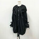 《未使用》定価¥52,800 ENFOLD エンフォルド タイプライター チュニックワンピース 300ES930 36 ブラック ドレス シルクブレンド タグ付...