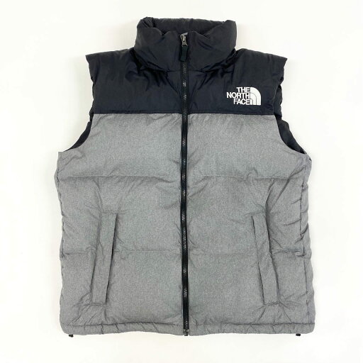 THE NORTH FACE ノースフェイス NOVELTY NUPTSE VEST ダウンベスト アウター フード収納可能 ND91634 サイズL ブラック グレー メンズ アウトドア 【中古】 THE NORTH FACE ノースフェイス NOVELTY NUPTSE VEST ダウンベスト アウター フード収納可能 ND91634 サイズL ブラック グレー メンズ アウトドア 【中古】