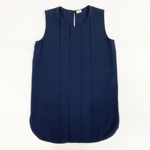 Kiton キトン ノースリーブワンピース ドレスワンピース シルクワンピース 薄手 春夏 レディース 女性用 D374078D2305 40 ネイビー シルク100%u02t【中古】 Kiton キトン ノースリーブワンピース ドレスワンピース シルクワンピース 薄手 春夏 レディース 女性用 D374078D2305 40 ネイビー シルク100%u02t【中古】
