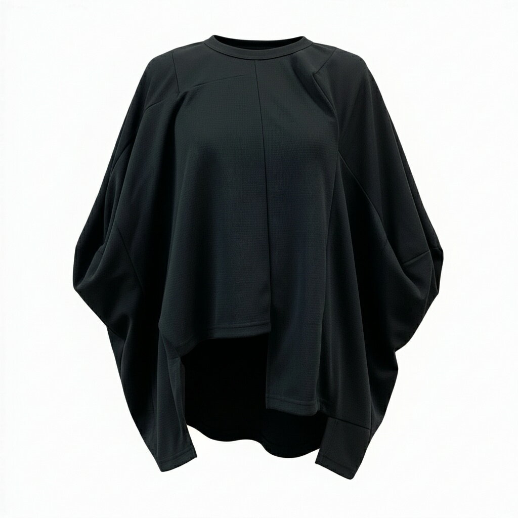 樂天商城 - COMME des GARCONS コムデギャルソン 変形カットソー パッチワーク トップス 日本製 AD2023 GL-T018 Sサイズ ブラック ポリエステル100％ レディースo07t 中古