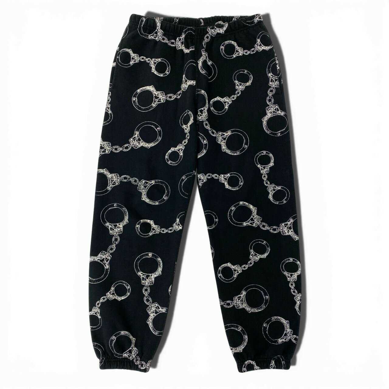樂天商城 - Supreme シュプリーム 17AW Handcuffs Sweatpant スウェットパンツ ボトム 手錠 Sサイズ ブラック コットン100％ メンズo07t 中古