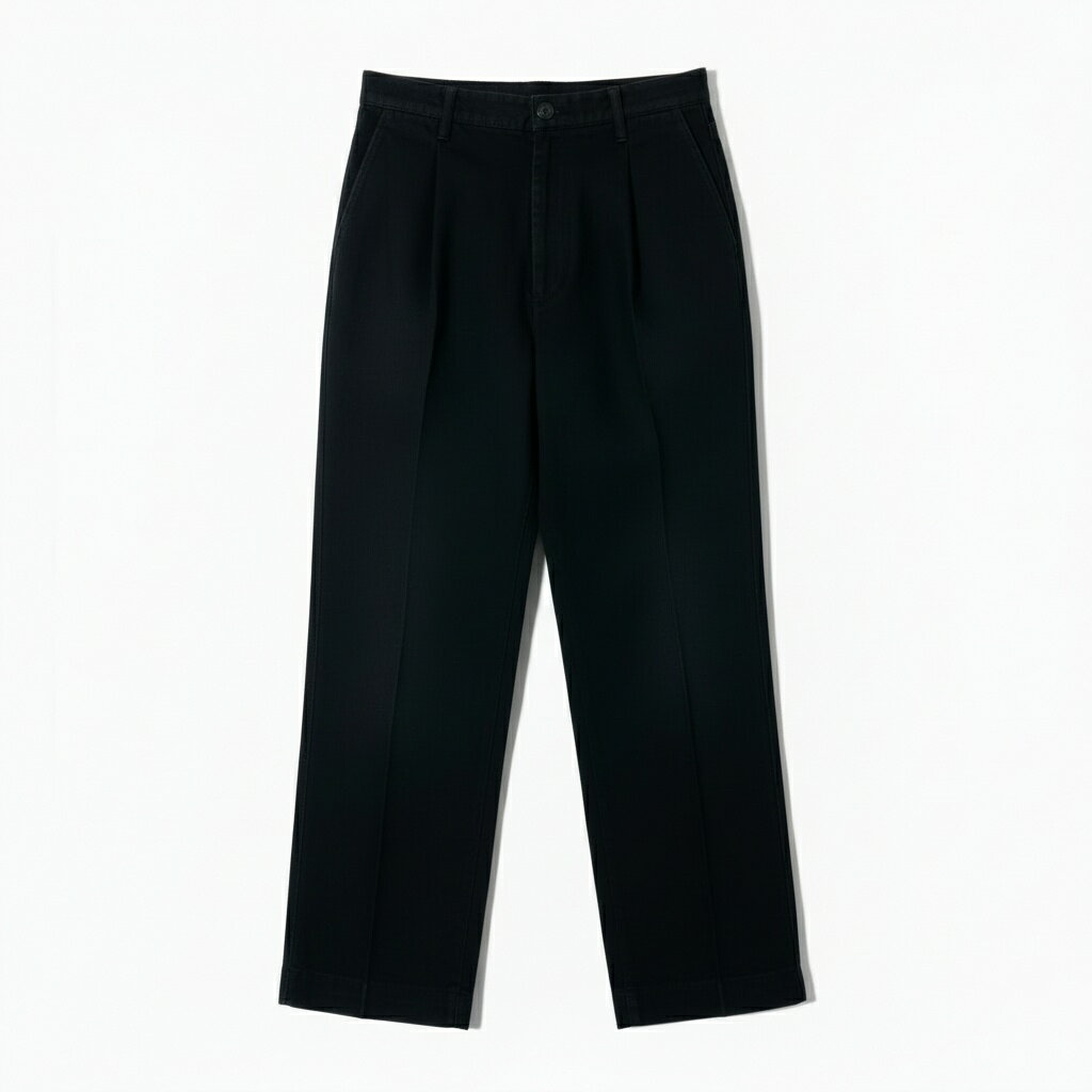 樂天商城 - ISSEY MIYAKE イッセイミヤケ 23SS PEDESTAL PANTS タックイージートラウザーパンツ IM31FF515 1サイズ ブラック コットン100％ レディースo07t 中古