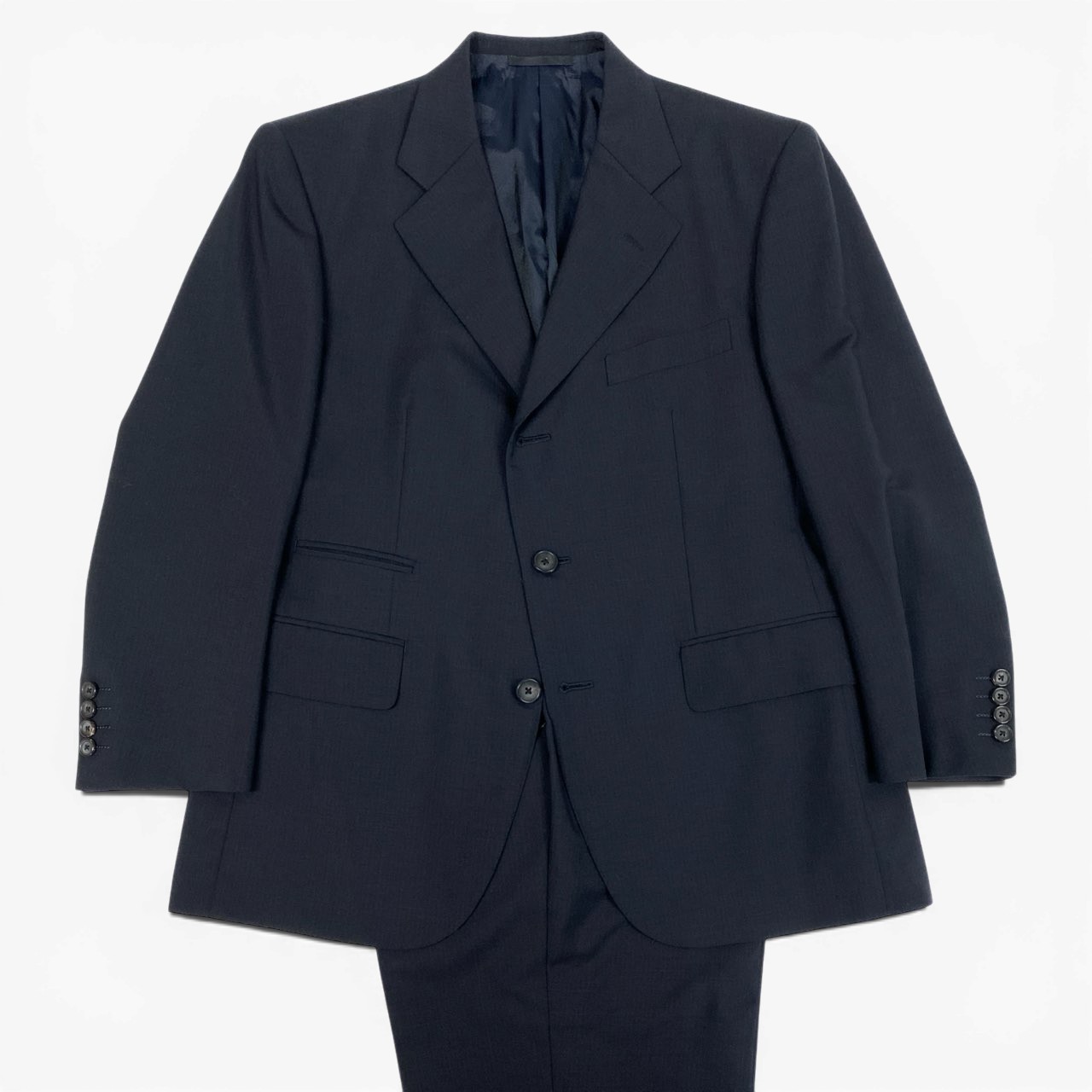 BURBERRY LONDON バーバリーロンドン スーツセットアップ テーラードジャケット スラックス 42サイズ ダークネイ valuestock-10015106 バリューストック サンプル画像2