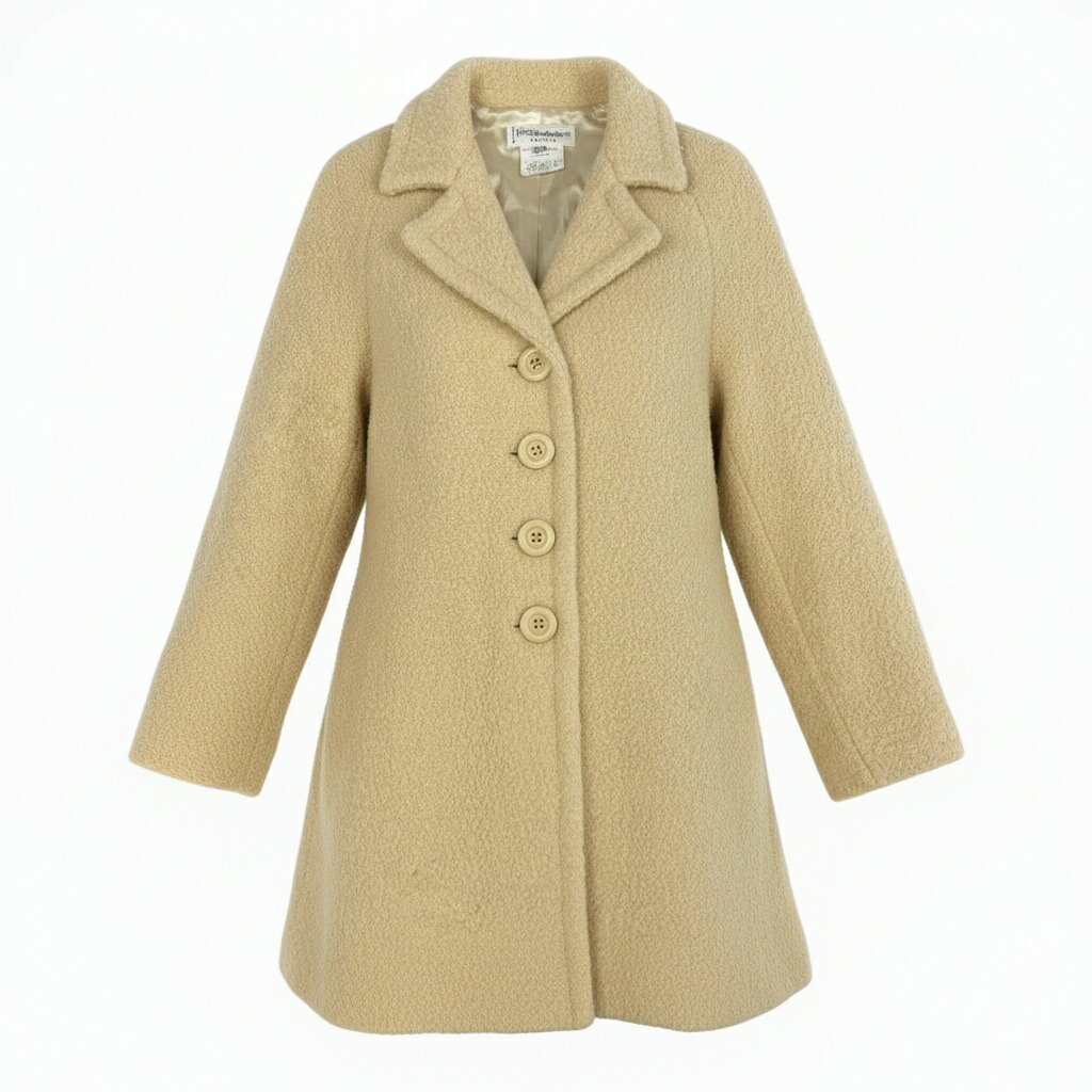 樂天商城 - 【美品】YvesSsintLaurent イヴサンローラン ヴィンテージ ボアコート フランス製 Shaggy Boa Coat 38サイズ ベージュ レディース 女性用ta1 中古