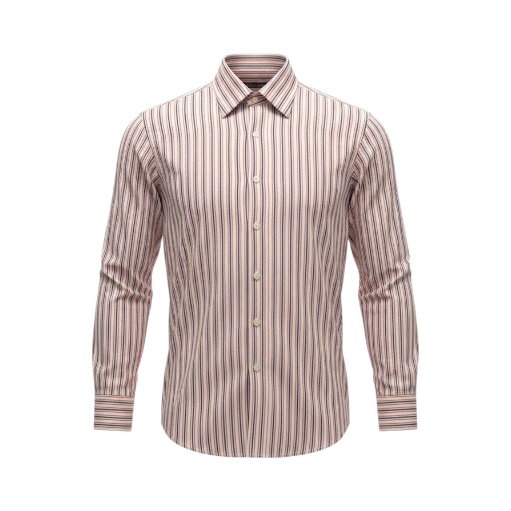 樂天商城 - 【未使用タグ付】 DOLCE&GABBANA ドルチェアンドガッパーナ Slim Fit ロングスリーブシャツ ストライプシャツ 伸縮ストレッチ ビジネス メンズ 紳士服 15/38 マルチカラーu02t 中古