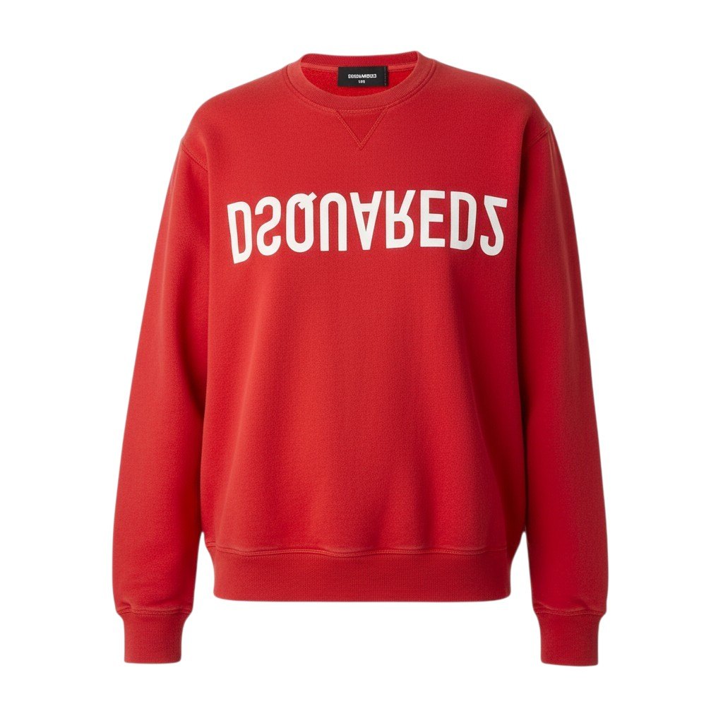 樂天商城 - DSQUARED2 ディースクエアード ロゴプリント スウェット トレーナー サイズXXS レッド メンズ 男性用 トップスk02i 中古