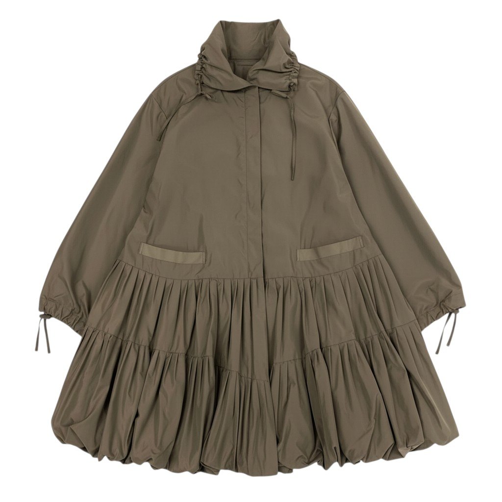 樂天商城 - TOKUKO 1er VOL トクコプルミエヴォル スプリングコート バルーンコート フルジップ 9 レディース 女性服 ベージュ ポリエステル100％u02t 中古