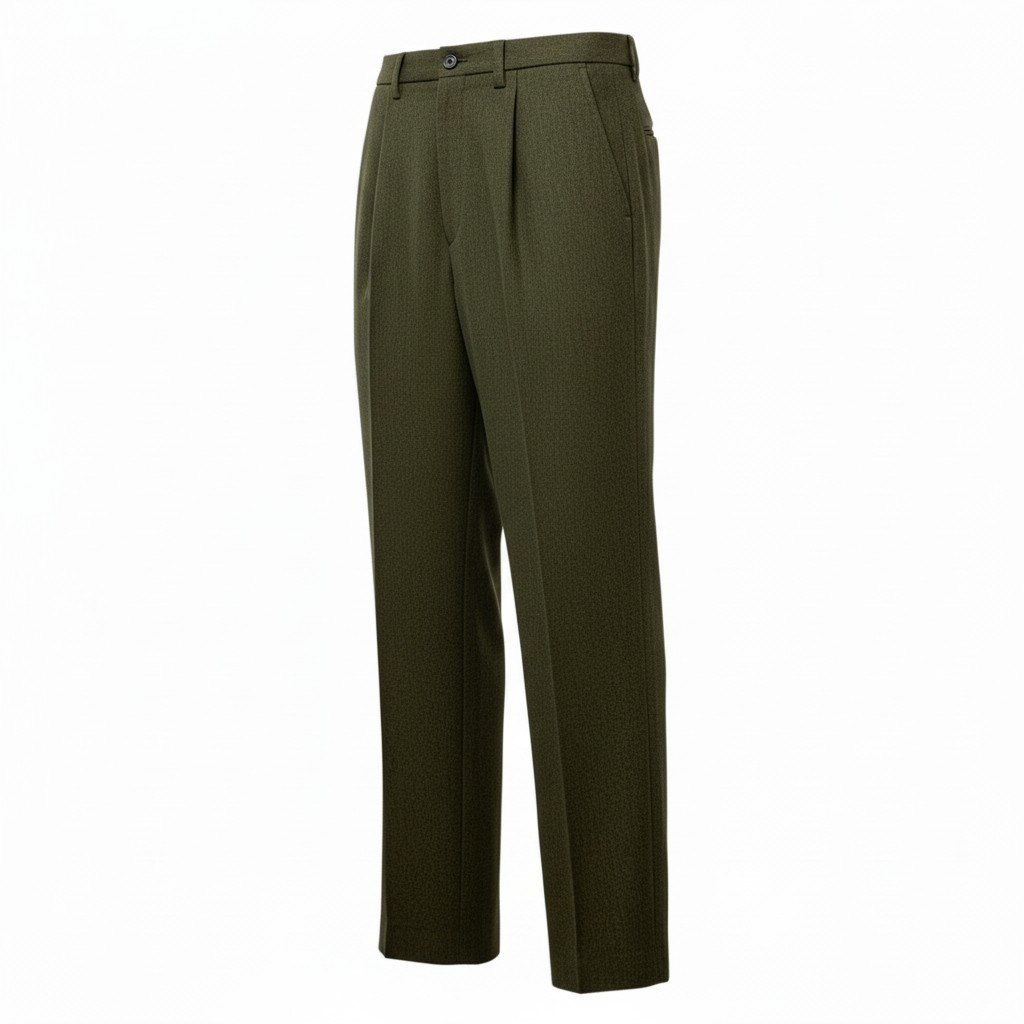 樂天商城 - ISSEY MIYAKE MEN イッセイミヤケ メン スラックスパンツ ボトムス ME41FF080 2 グリーン ウール メンズu02t 中古