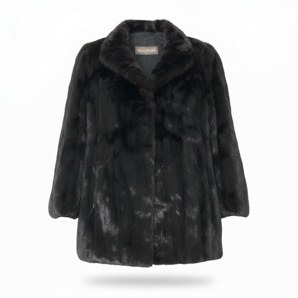 樂天商城 - 《タグ付》 Best Angle ダークミンク ファーコート サイズ9 ブラックブラウン 本毛皮 Dark Mink Fur Coatt18r 中古