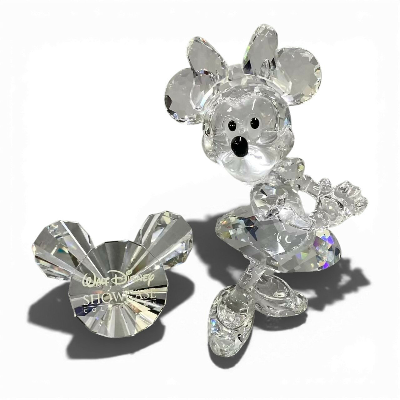 樂天商城 - SWAROVSKI スワロフスキー × Disney ディズニー ミニーマウス クリスタル オブジェ 置物 687436 タイトルプレートセット 835357t18r 中古