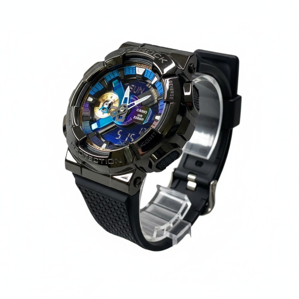 樂天商城 - CASIO G-SHOCK カシオ Gショック GM-110B 腕時計 -1AJF タフソーラー デジタル時計 メンズk02i 中古