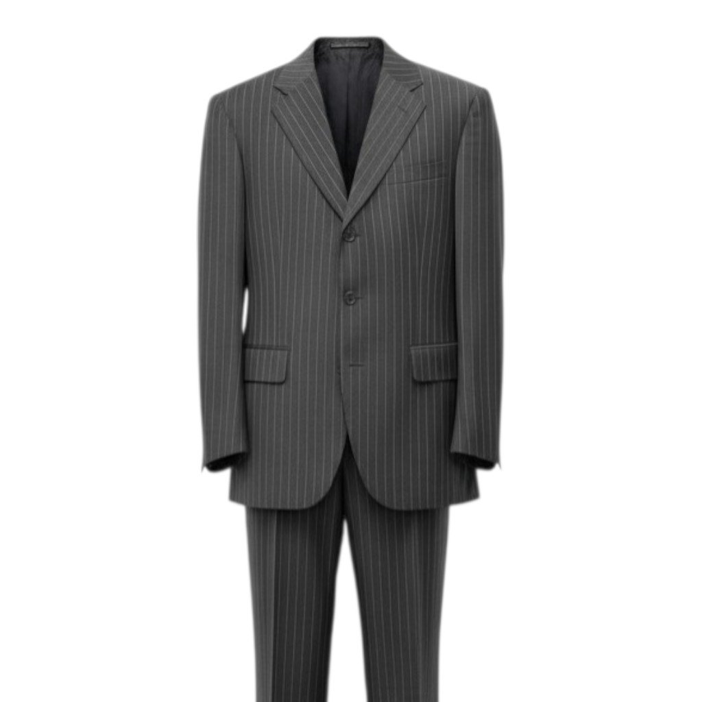 樂天商城 - BURBERRY バーバリー セットアップスーツ テーラードジャケット ストライプ メンズ 男性用 BBD42-201-08 96-86-170AB5 ダークグレーo07t 中古