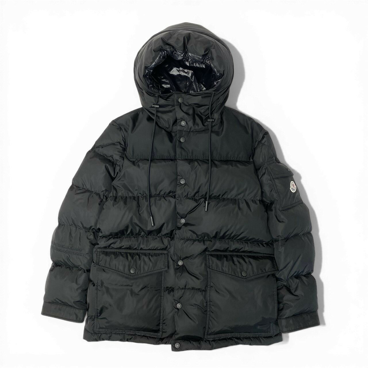 樂天商城 - 《美品》 MONCLER モンクレール ERQUY エルキュイ ダウンコート H10931A00100 サイズ2 ブラック メンズ着用可 Down Coatt18r 中古