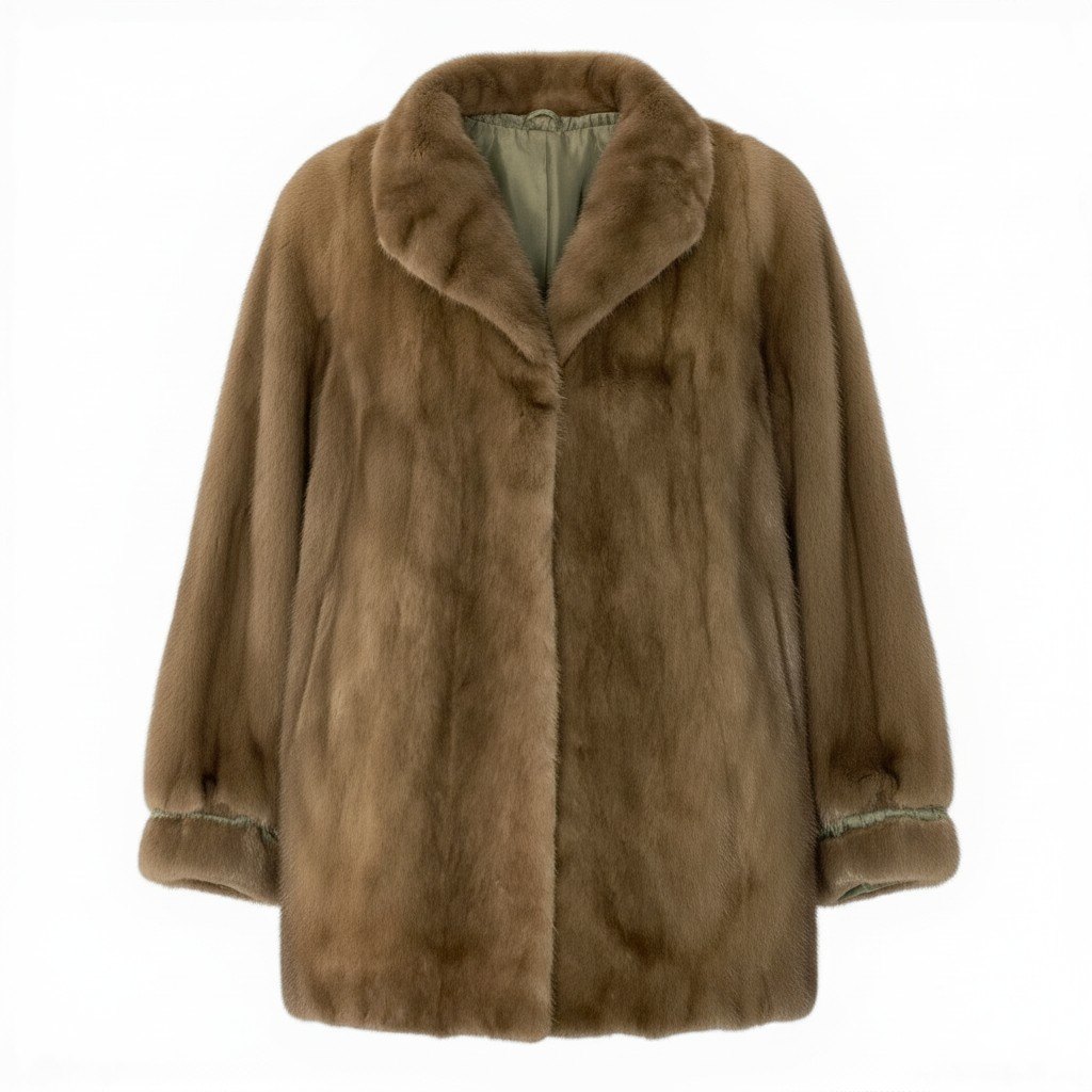 樂天商城 - SAGA MINK サガミンク 銀サガ ブルーアイリスミンク ファーコート サイズ15 最高級本毛皮 Blue Iris Mink Fur Coatt18r 【中古】