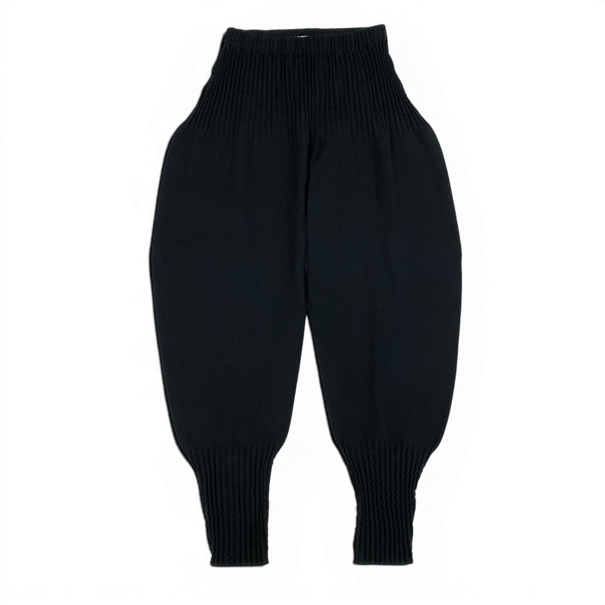 ISSEY MIYAKE イッセイミヤケ スチームストレッチ プリーツパンツ Steam Stretch Pleats Pants IM13KF299 サイズ2 ブラックt18r 