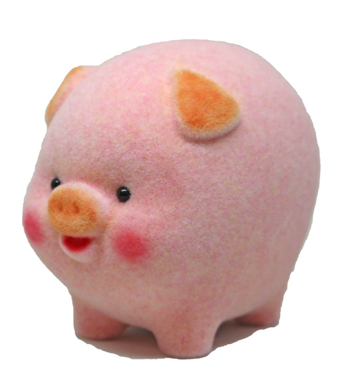 かわいいブタの貯金箱 子ブタ ピンク [動物置...の紹介画像2