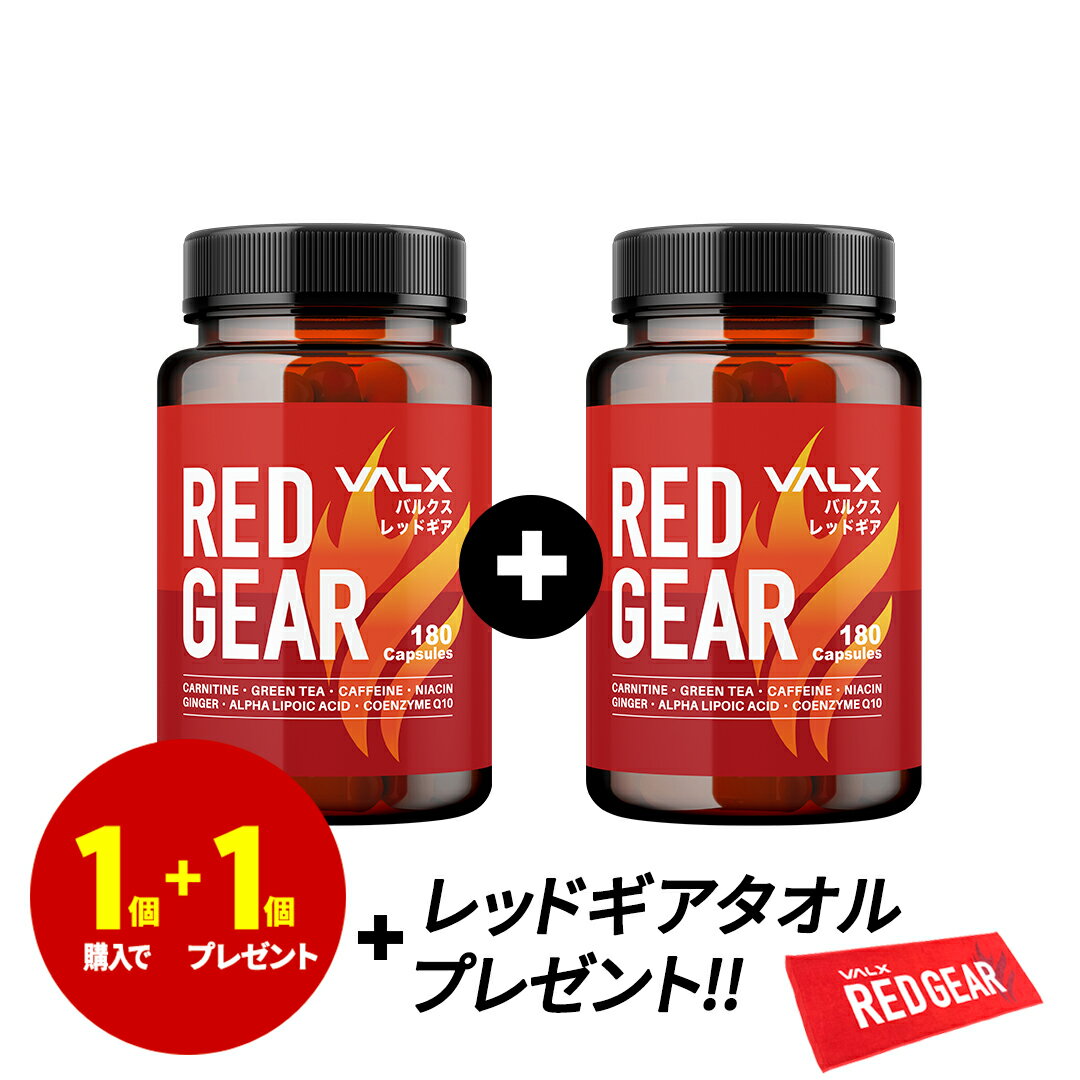 【1個プレゼント実施中！5/22 11時59分まで】【VALX RED GEAR】燃焼系 サプリ カルニチン 安心 安全 山本義徳 筋トレ ダイエット 脂肪 減量 シェイプアップ 運動 ボディーメイク バルクス レッドギア オススメ 送料無料 男性 女性