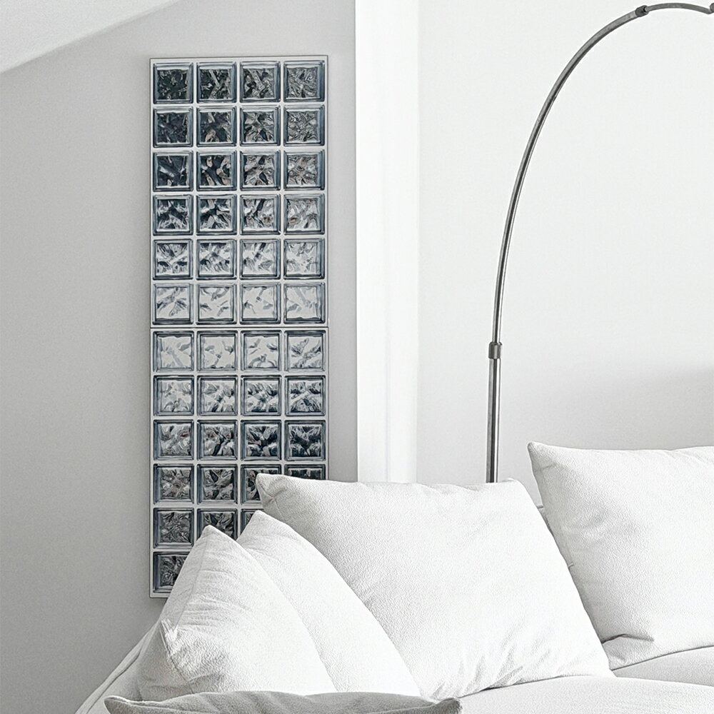 O'gre オグレ シティービューフレーム 韓国インテリア PB 鉄 波紋模様 汚れ 傷に強い クリア ステンド..