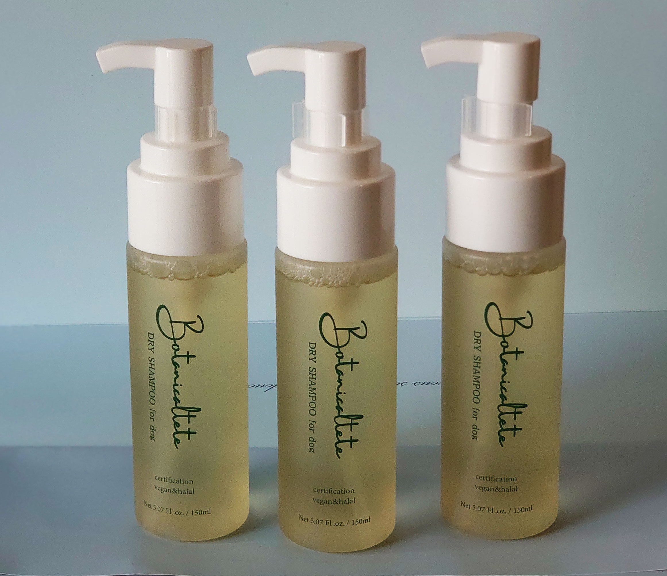 樂天商城 - 【大好評】犬用ドライシャンプー3本セット　Botanicaltete DRY SHAMPOO for dog　150ml