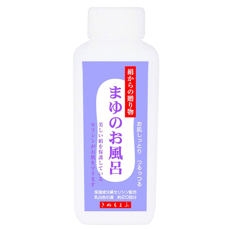 店長オススメ ●きぬもよふ スキンケア入浴液 「まゆのお風呂」ボトル ボディ全体の乾燥によるカサカサ肌・粉ふき肌に！荒れ性・お肌の弱い方・敏感肌に！ 絹セリシンをたっぷりと配合した、お肌のための入浴液です。 セリシン効果で、お肌しっとり、つ...