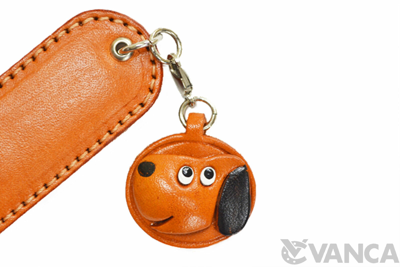 いぬ ペーパーナイフ【レザー 本革 VANCA バンカクラフト革物語 国産 ハンドメイド 贈り物 即納】